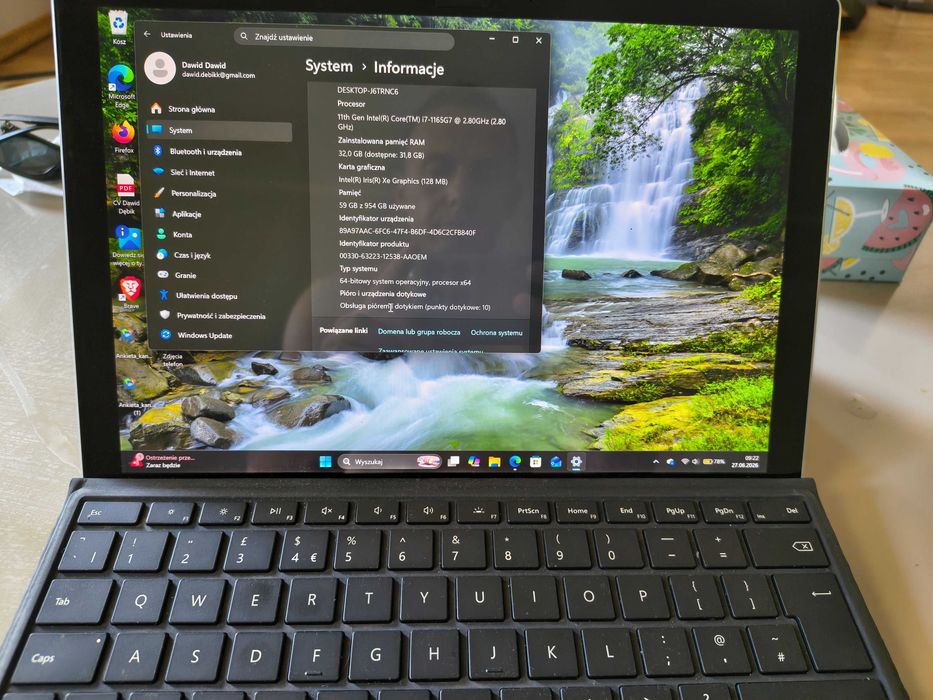 Tablet Surface Pro 7+