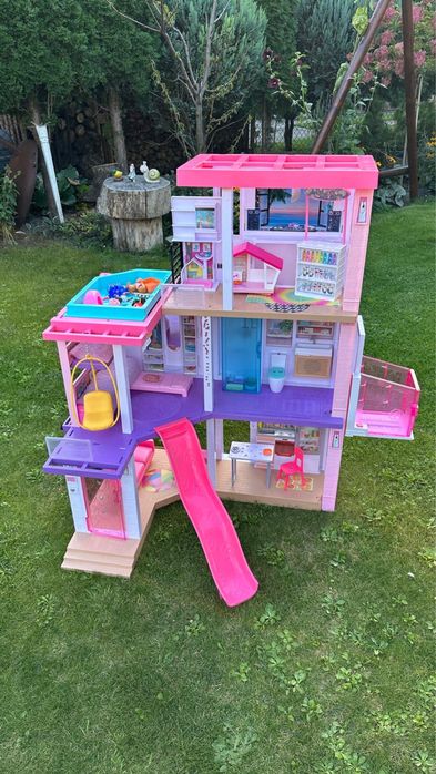 Barbie duży domek marzeń Dreamhouse Deluxe dom willa z windą basenem GRG93