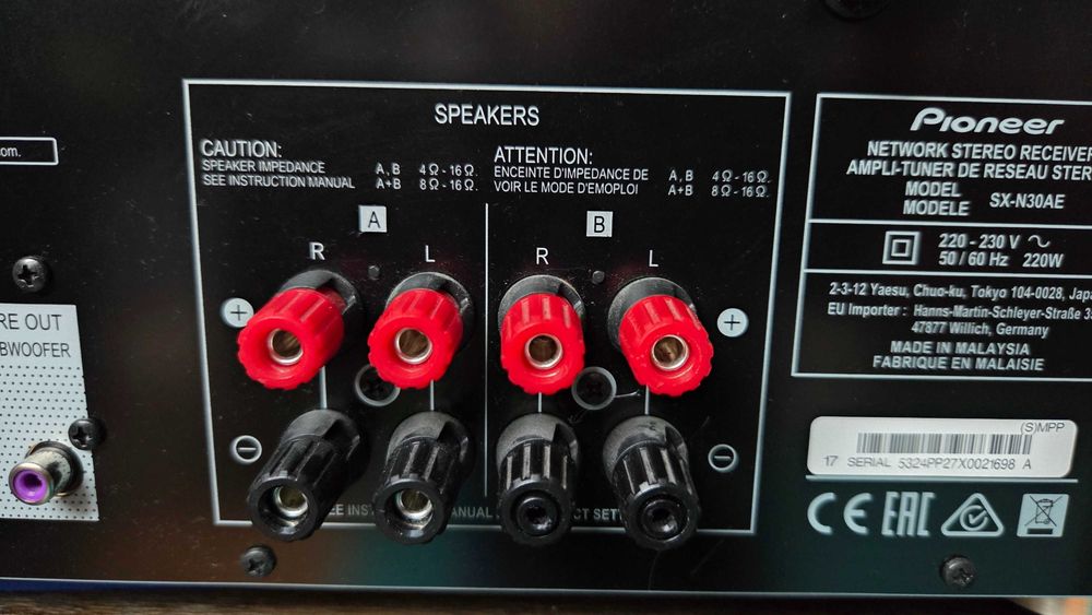 Amplitune Pioneer SX-N30AE