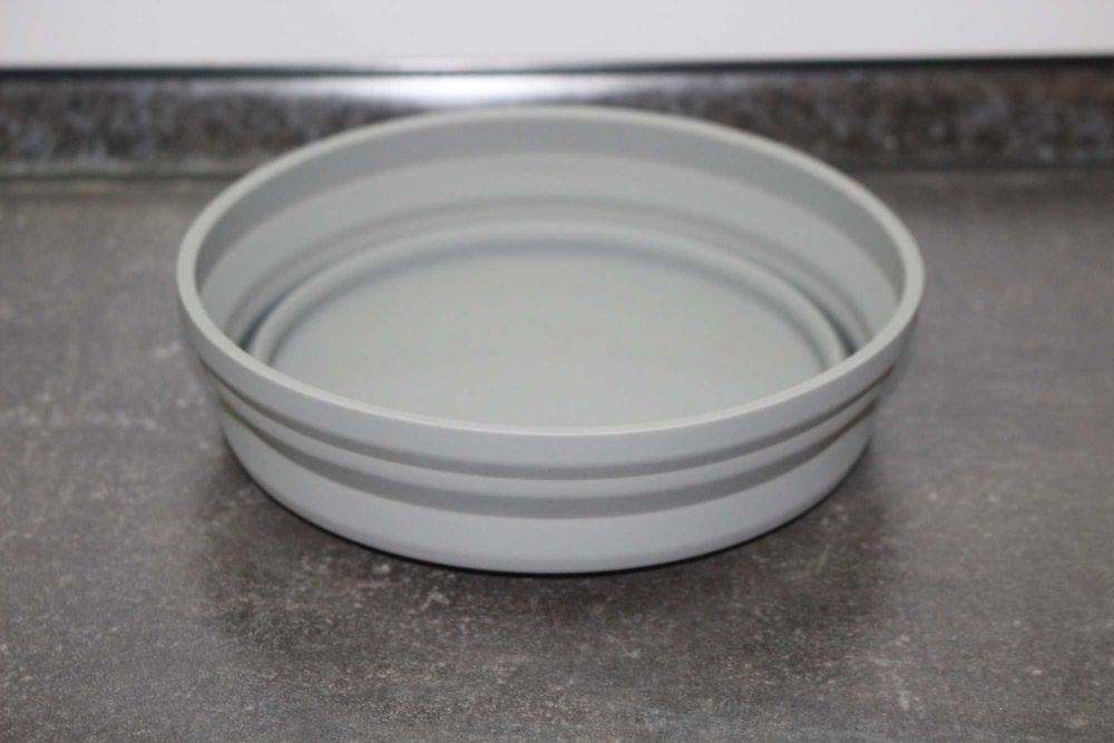 Силіконова складна миска тарілка туристична розкладна 680 мл УЦІНКА