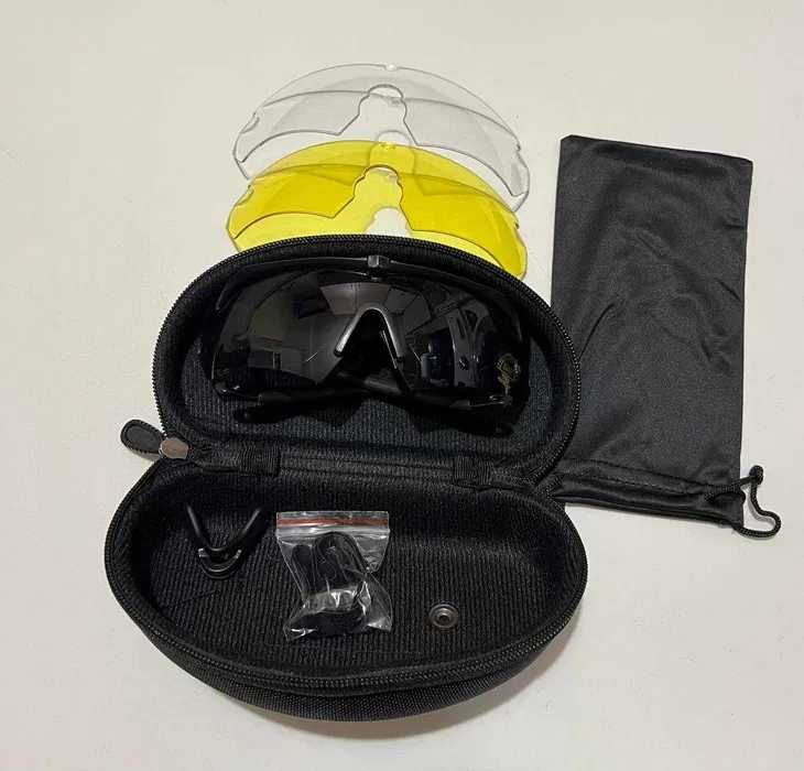 Тактичні захисні окуляри Tactical Series койот, чорні