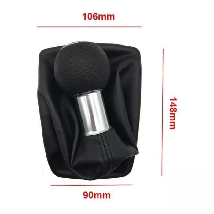 Moca manete de velocidades Audi A4 B6 e B7 nova com fole ( PELE)