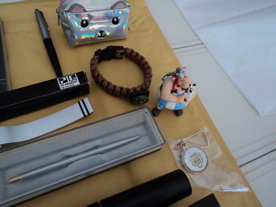 Lote de canetas PARKER e outros artigos