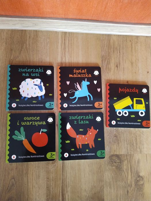 Zestaw książeczek i kart kontrastowych