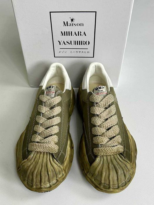 MMY BLAKEY Maison Mihara Yasuhiro зелені кеди кросівки кеды зеленые