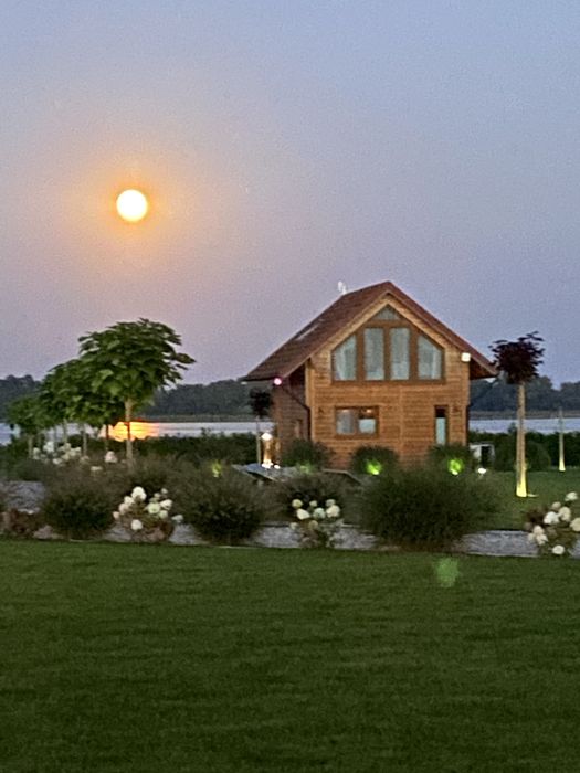 Domek nad jeziorem, Mazury  , jacuzzi,