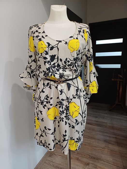 Letnia sukienka viskoza Made in Italy  rozm M/L.