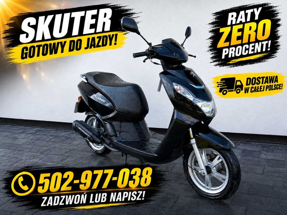 PEUGEOT KISBEE 50cm3 2020 ROK Przebieg 7395 KM - SKUTER - Raty 0 % - TRANSOPORT - DOSTAWA Agility SH PCX Forza Liberty Symphony Medley Tweet SR16 SQ16