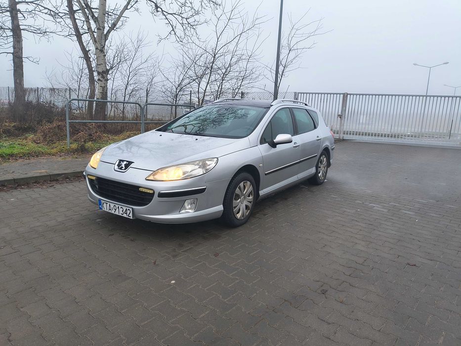 Peugeot 407 SW szklany dach