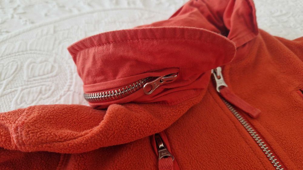 Camisola Polar, laranja, QuebraMar, tamanho S