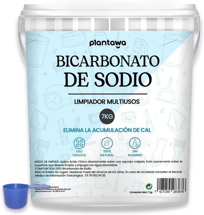 PLANTAWA soda oczyszczona do sprzątania w domu 7KG odplamia i wybiela