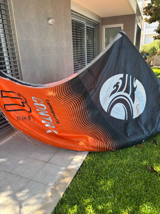 Kite single strut Cabrinha Contra 11m completo (com barra) impecável