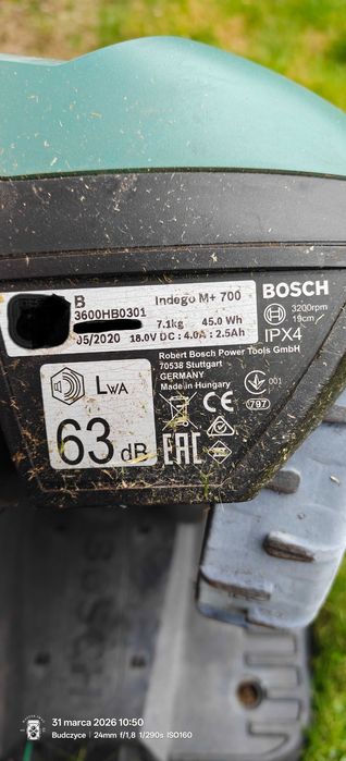 Robot koszący Bosch Indego M+700
