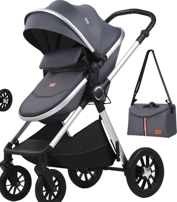 Універсальна коляска трансформер 2 в 1 Kidilo H2D (Grey)