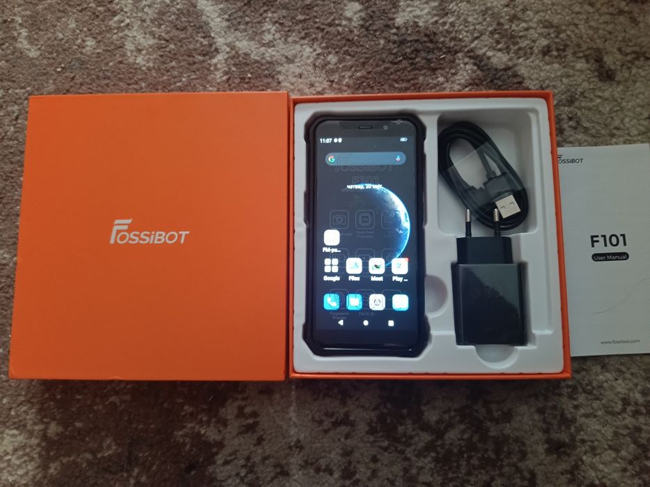 Oucitel Fossibot F101P (5,45) -7/64Gb- IP68/IP69 +Стерео/Динамік+Скло