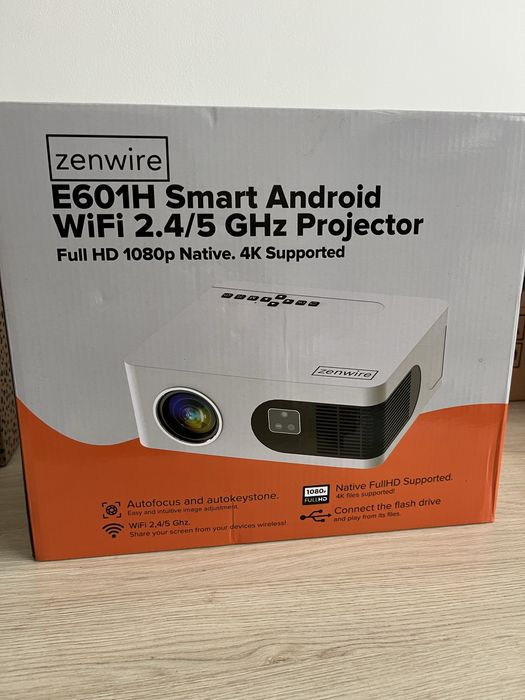 Projektor Zenwire KPROE601H LED Full HD Android TV Wi-Fi Bluetooth