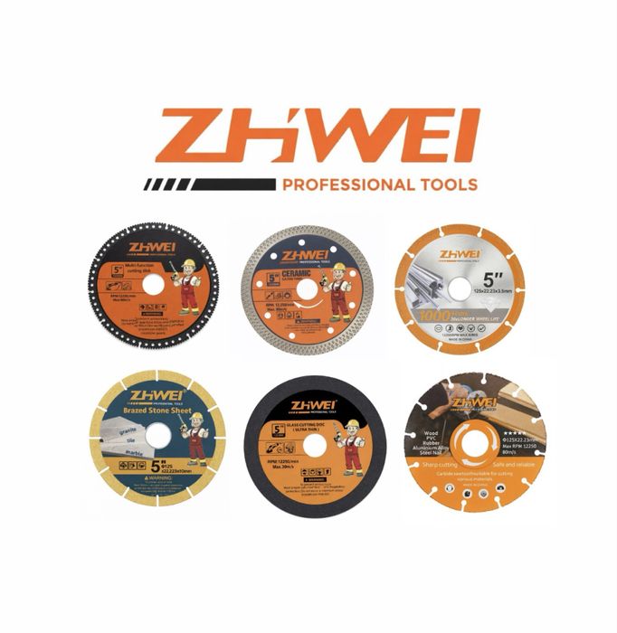 Диск алмазний відрізний по металу, дереву, стеклу 125 ZHIWEI