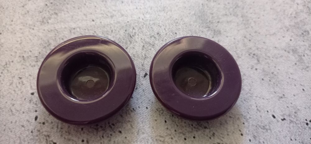 Oryginalne fioletowe guziki obag moonlight moon light para