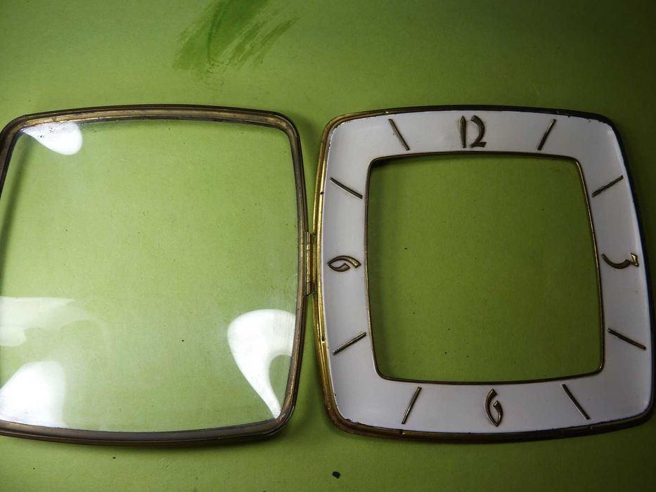 Stare Zegary 10 Tarcza Zegar cyferblat !6 x 16  cm z szybą