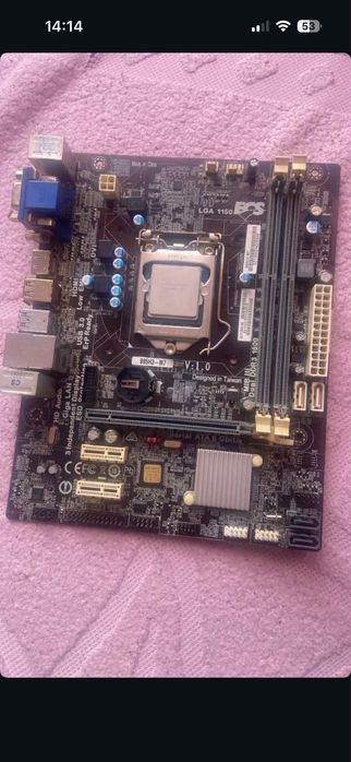 Материнська плата ECS B85H3-M7 + Intel Core i5-4460