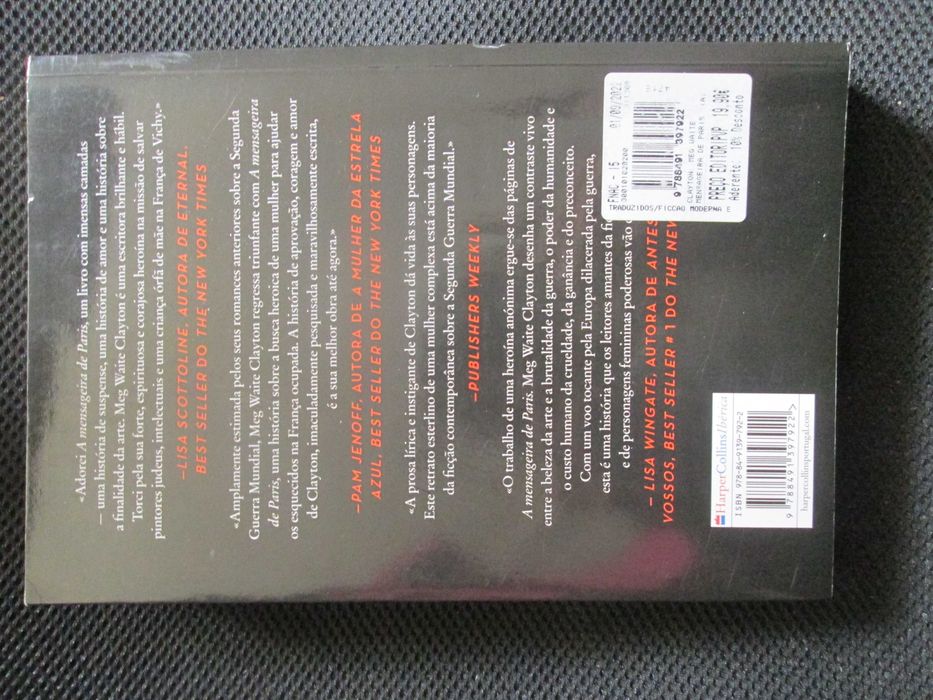 A Mensageira de Paris, de Meg Waite Clayton