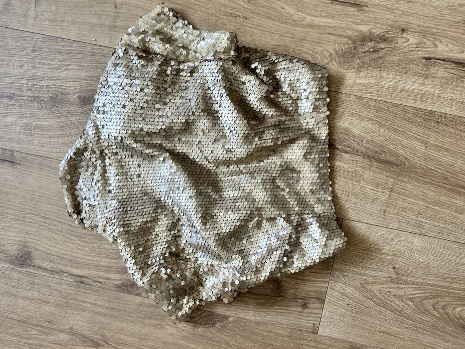 Bolerko złote z cekinami Vila XS