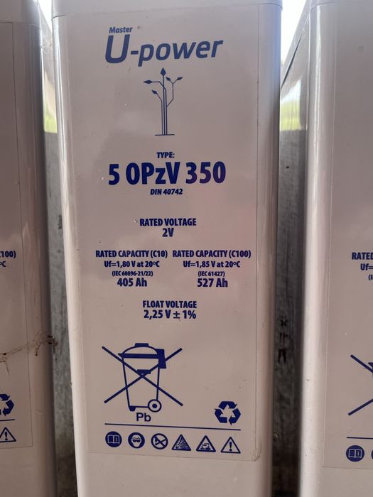 Sistema Solar Fotovoltaico com 4 Painéis, 6 Baterias UPower de 405 Ah e Inversor