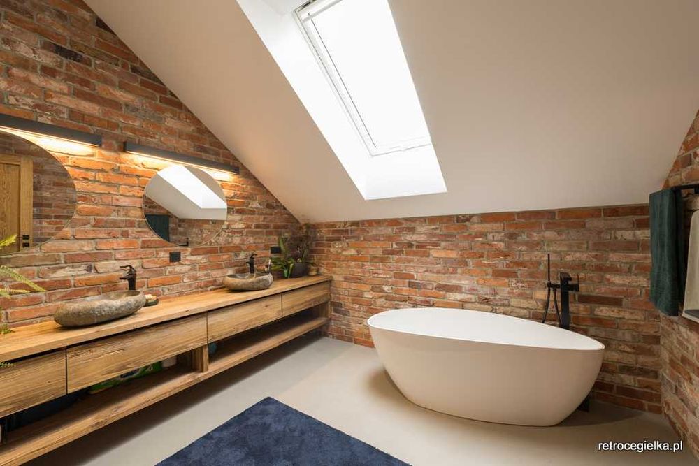 Szafka łazienkowa podwieszana, stare drewno, SZA_Ł/55