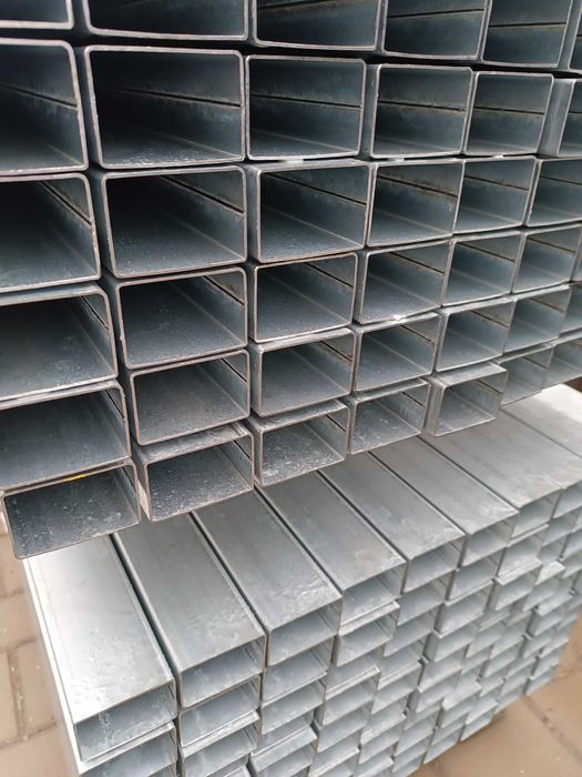 Profil ocynkowany 100x100x3mm słupek profile cynkowane stalowe