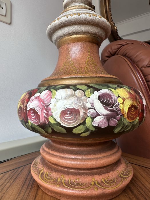 Candeeiro pintado à mão