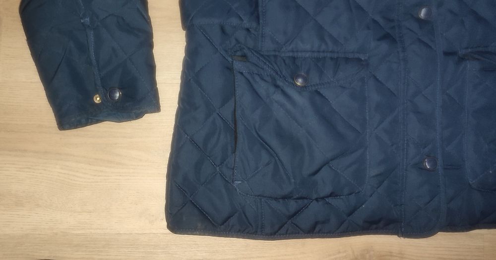 Kurtka Regatta r. 18 / 44 / XXL ocieplana pikowana granatowa