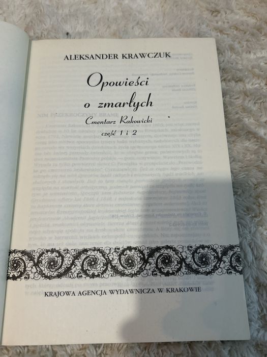 Aleksander Krawczuk „Opowieści o zmarłych” 1987 – Cmentarz Rakowicki