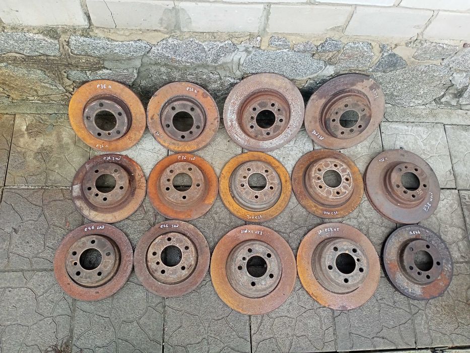 тормозні диски, задні передні bmw e39.e38,e34,e36,e46,e53