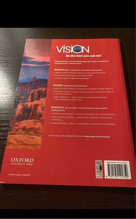 Vision Student’s book podręcznik do angielskiego liceum\technikum