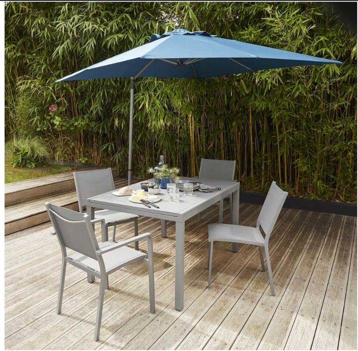 Parasol Ogrodowy Kalanga Niebieski 250 x 250 cm NOWY!