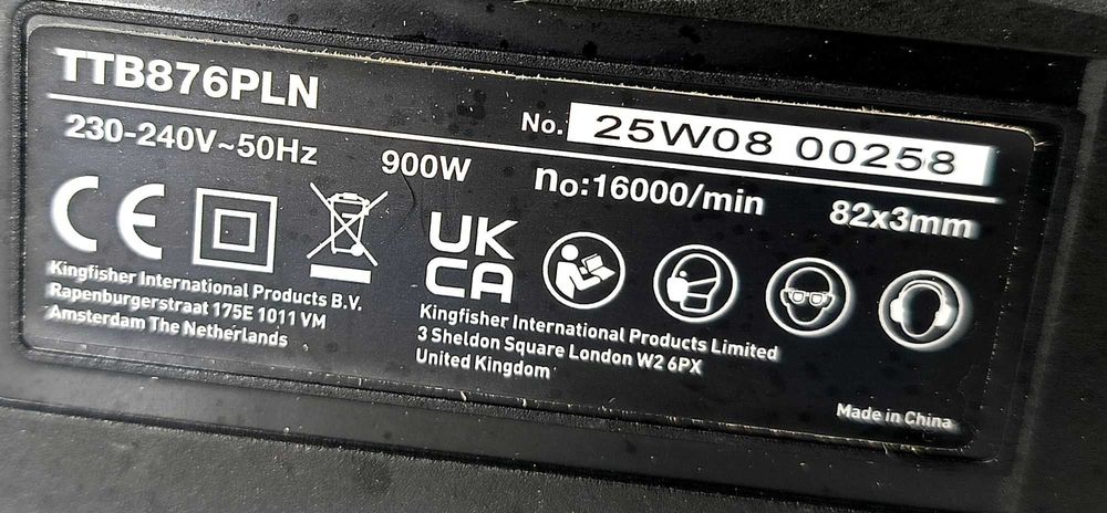 Strug elektryczny hebel titan ttb876pln 900w