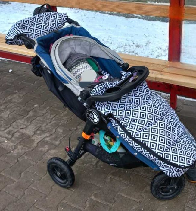 Wózek Baby Jogger City Mini GT ochraniacz, tacka, śpiwór