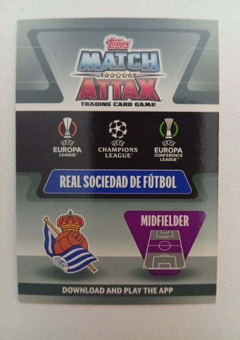 Lote de 100 cartas da Topps Match Attax 21/22