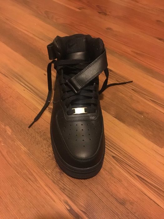 Nike Air Force 1 czarne nowe 44