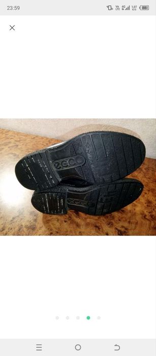 ECCO crep tray 43 ботинки мужские