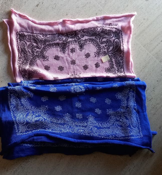 Lenço / bandana de malha  (novos)