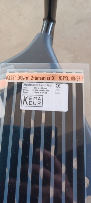 Tapete de Aquecimento para Cogumelos