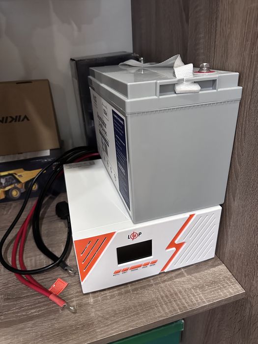 LogicPower LPM-PSW-1500 ДБЖ + Акумулятор Volt  Polska 12.8v 100Ah