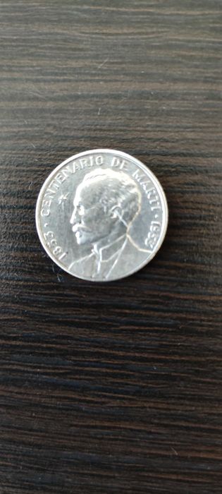 25  centawos Cuba srebrne 1953