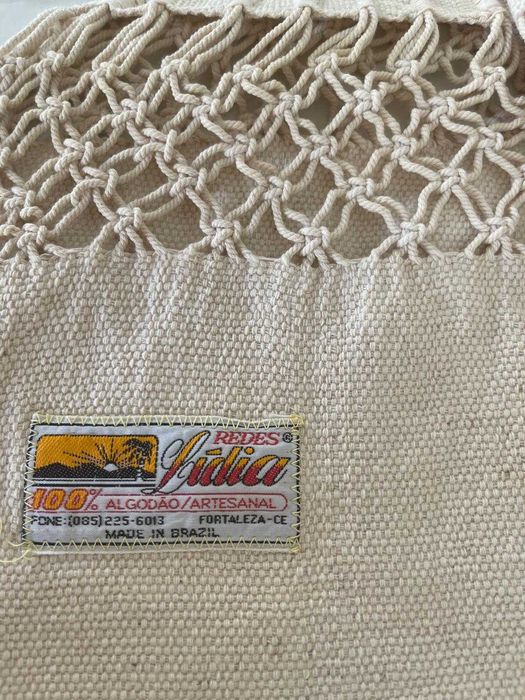 Cama de Baloiço 100% algodão - artesanal Brasil - 210 x 165