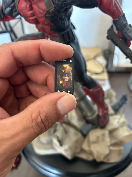 Estátua deadpool Semic