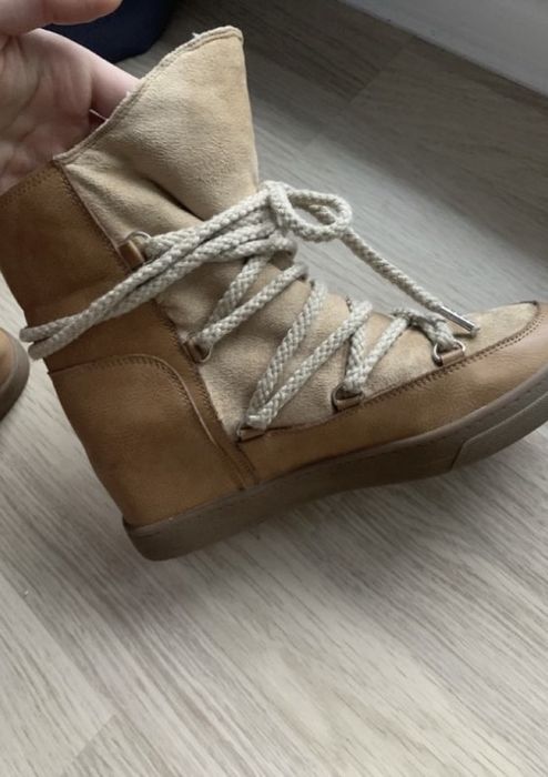 Śniegowce botki camel