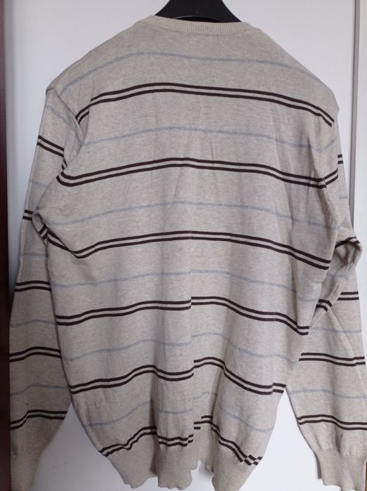 Bawełniany sweter w paski TeX r XL