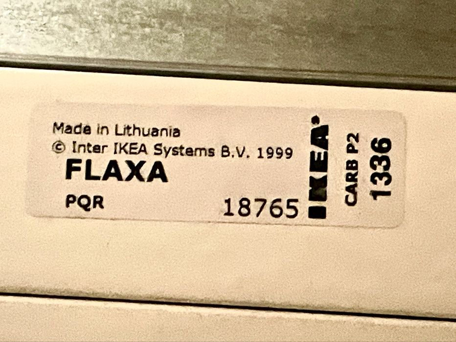 Cama de solteiro  IKEA FLAXA - com dupla cama - 90x200cm