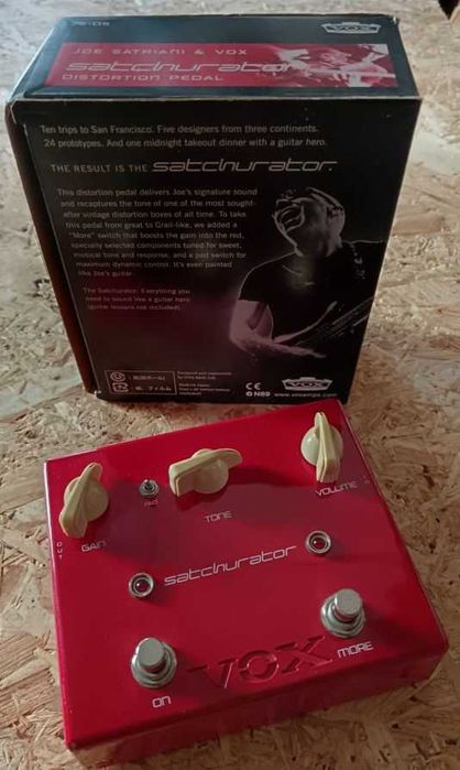 Vox Satchurator Joe Satriani Distortion Pedal. Excelente oportunidade.